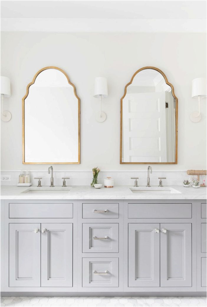 (классических, серо-белых, ванных, комнат) 17 классических серо-белых ванных комнат