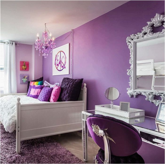 25 фиолетовых спален, которые подходят для королевских особ